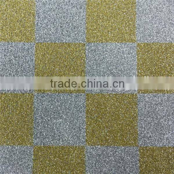 Custom printed decorative glitter paper roll