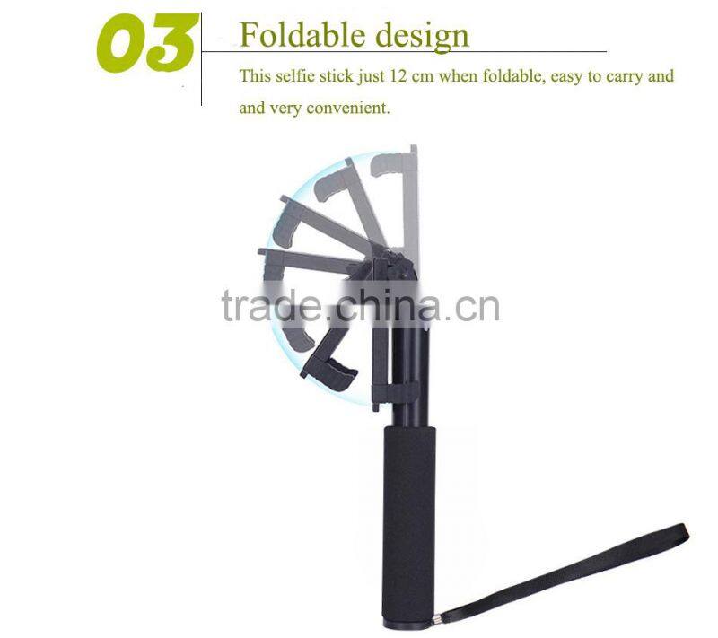 Best choice fashion aluminum selfie stick cheap and quality monopod for factory wholesale