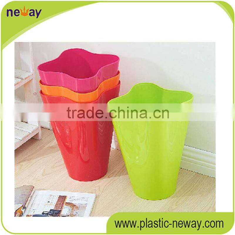 Thick open top PP Eco-Friendly 10L novelty design mini trash can for kitchen