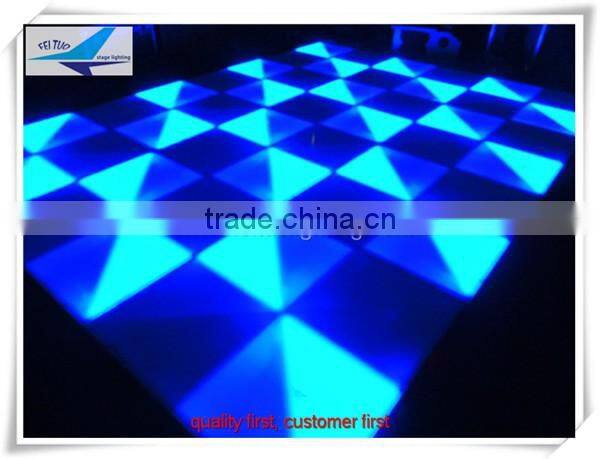 High cost performance disco floor 432 pcs acrylic dance floor, make led dance floor