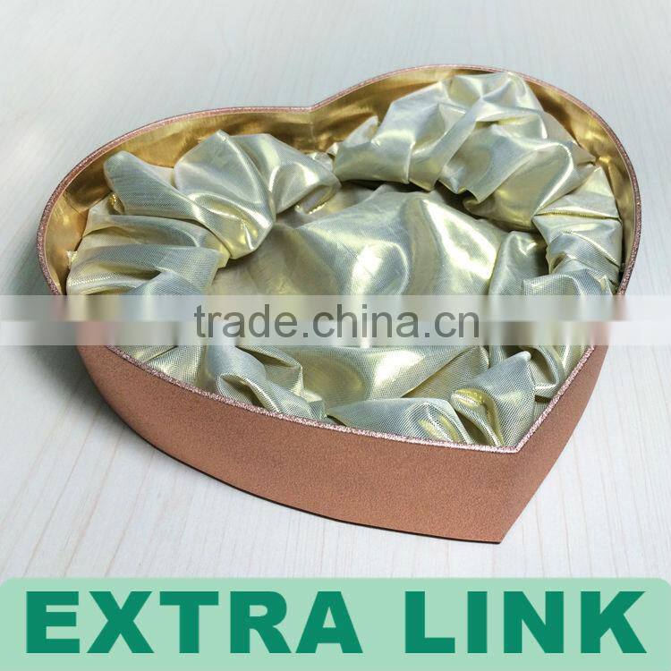 Luxury Kraft Paper Cardboard Heart Shaped Baby first year memory Book Packing Box