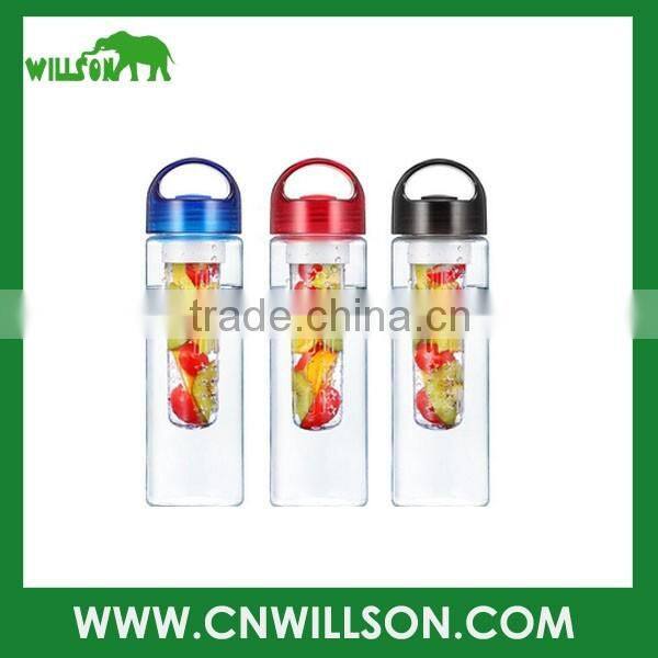 Newest 700mL Portable Leak-proof Unbreakable Sport Travel Fruit Kettle Water Bottle Cycling Camping Cup Drink Bottle 3 Colours