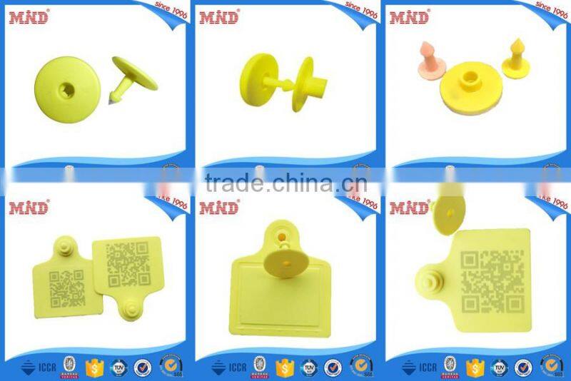 MDAT32 Programmable rfid uhf animal ear tag for cattle
