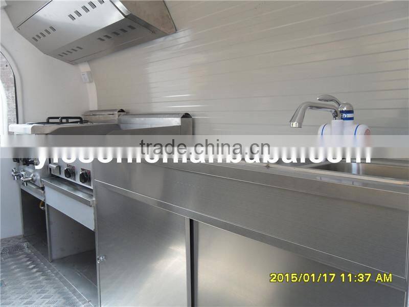 Yieson custom french fries kiosk fast food cart/bbq grill food trailer for sale