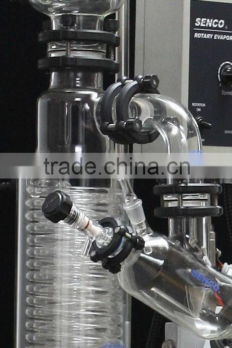 R5005K2B & R5005K2D 50L Rotary Evaporator with Tandem Receving Function +All Flange Joints+Bumping Protection+ Water or Oil bath