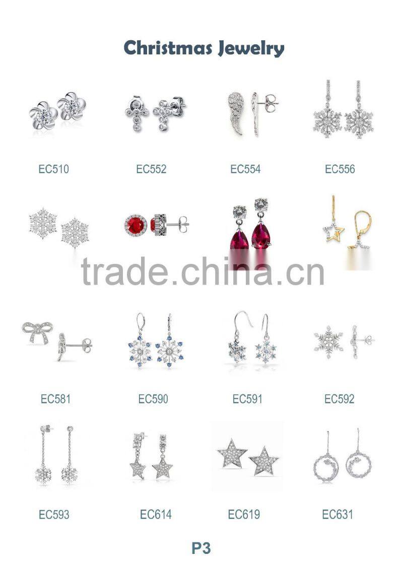 Hot Sale Gold Plated Square Bar Stud Earrings