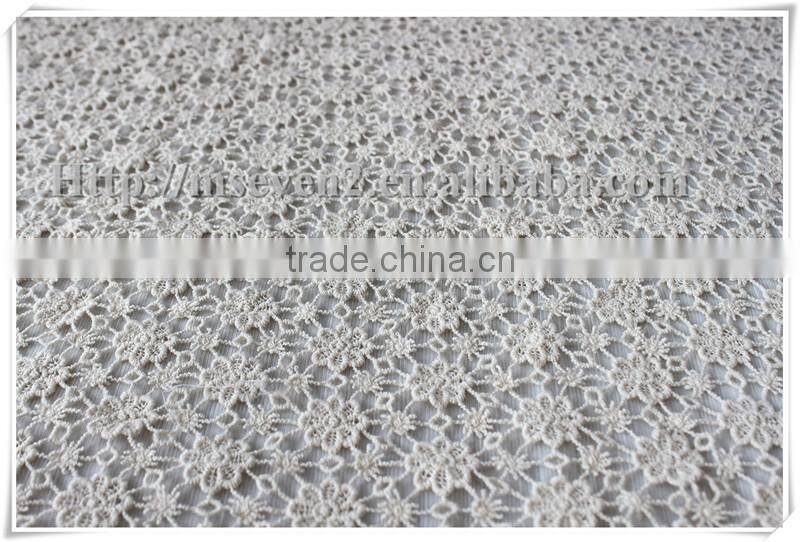 HY846 New Arrived Eco-friendly Embroidery chemical lace cotton fabric