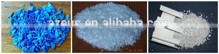 Plastic grinder and crusher recycling machine