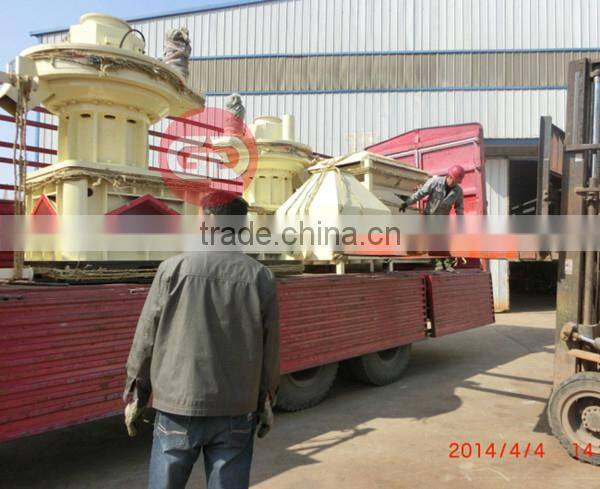 High capacity CE approved ring die vertical wood chips pellet mill from China