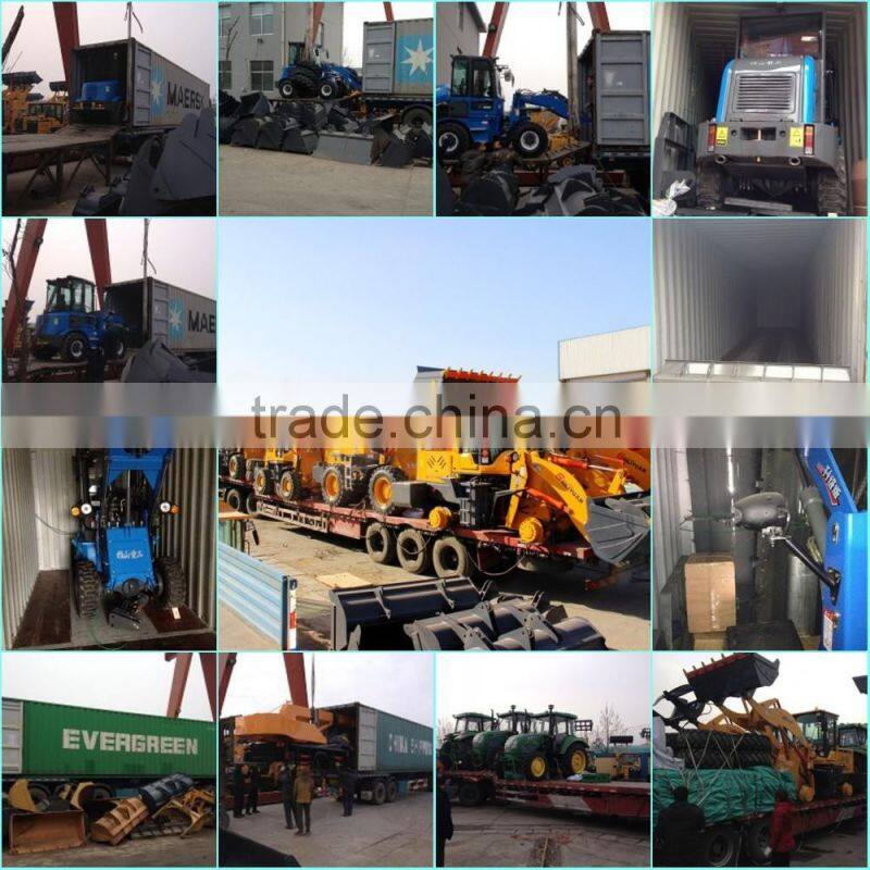 4WD deisel engine wheel loader with EPA Europe standard tiny wheel