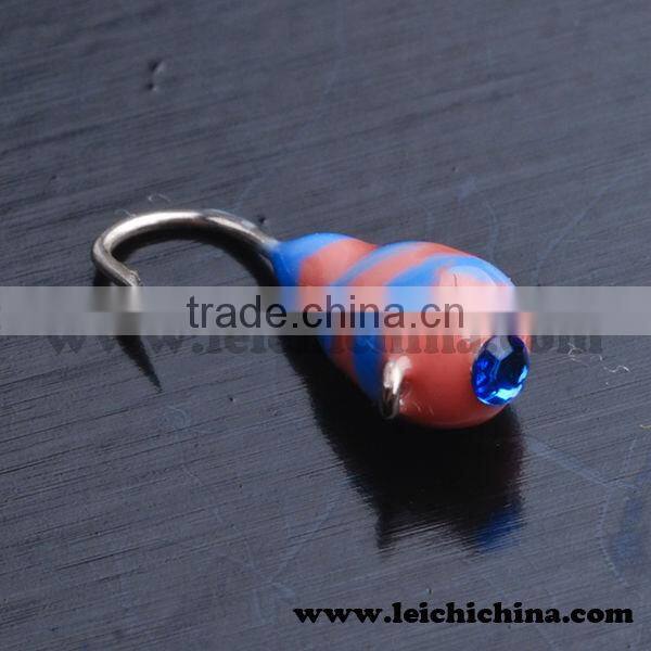 epoxy eye Tear drop tungsten ice fishing jig