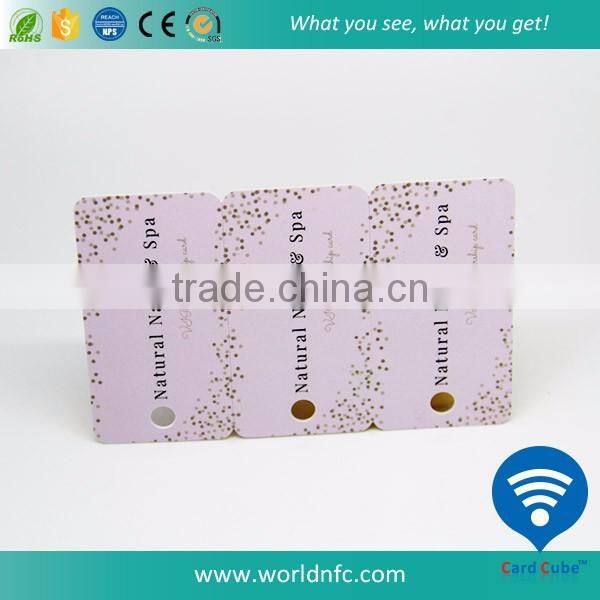 Promotion Plastic Baggage Tag Travel Tag with Transparent String