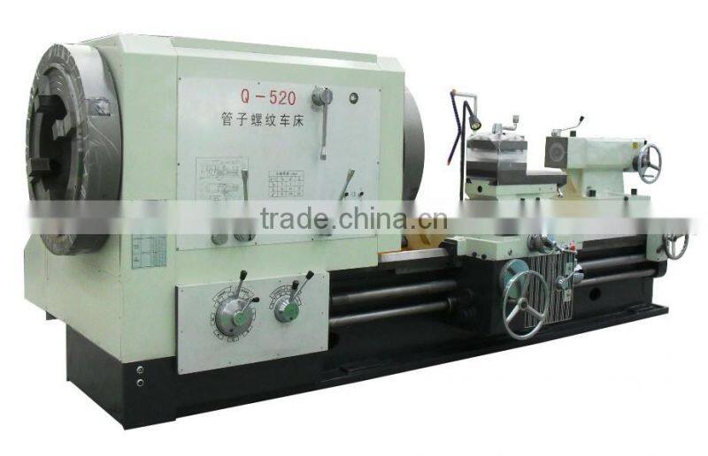 Big Spindle Bore Horizontal Cutting Threads Lathe for Oil Country