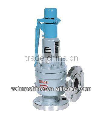 Spring loaded low lift type with lever safety valve