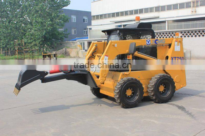 mini backhoe attachment for skid steer loader