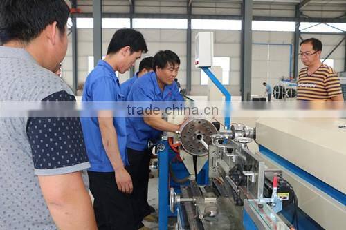 Plastic inline flat emitter drip irrigation tape machine with high efficiency