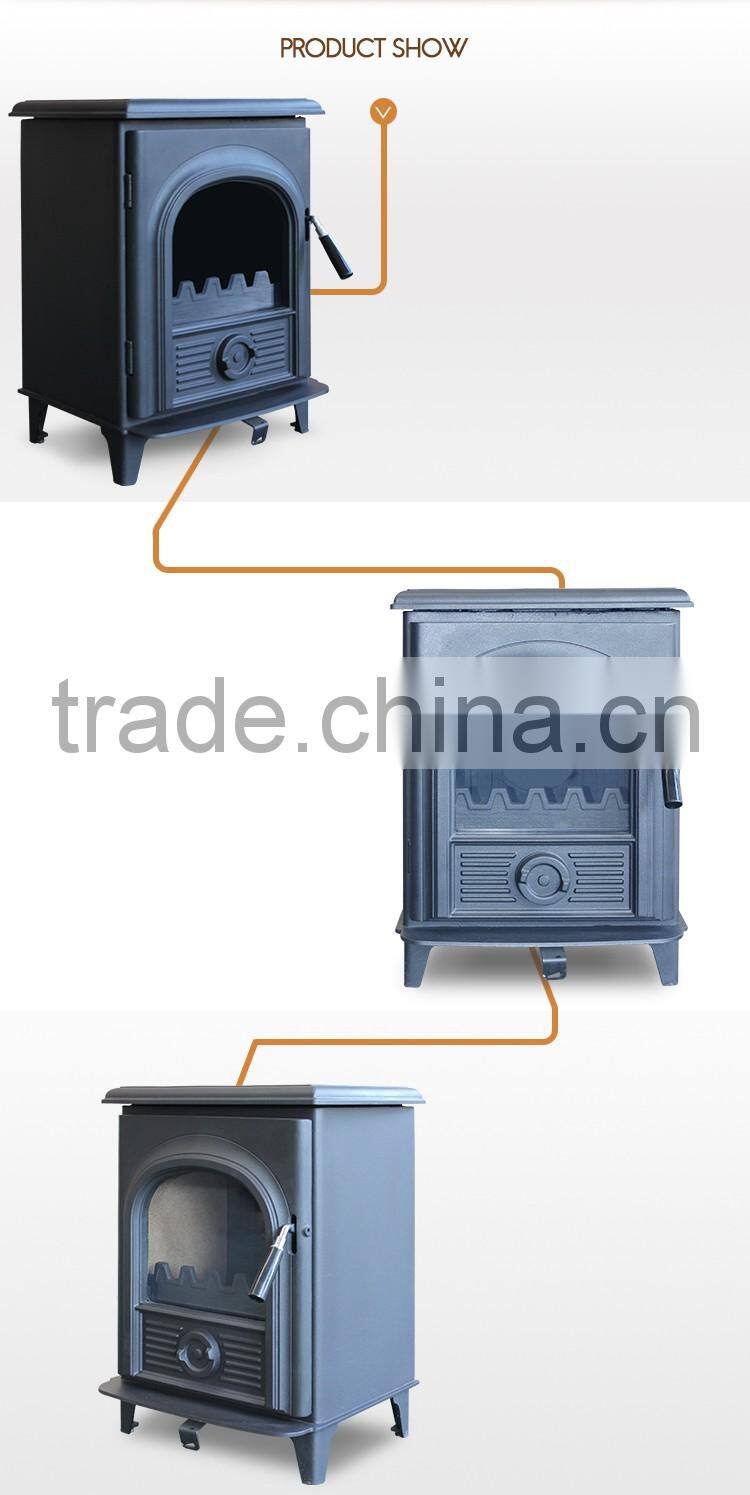 Professional 5KW Output small wood stove and fireplace for 90 m2 hours