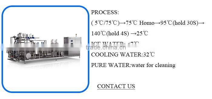 Advanced German Technology High Quality Uht Milk Tubular Sterilizer Machine