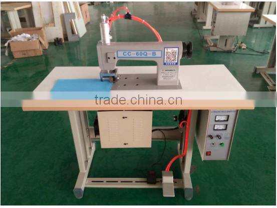 China ultrasonic lace sewing machine /Ultrasonic ribbon cutting machine