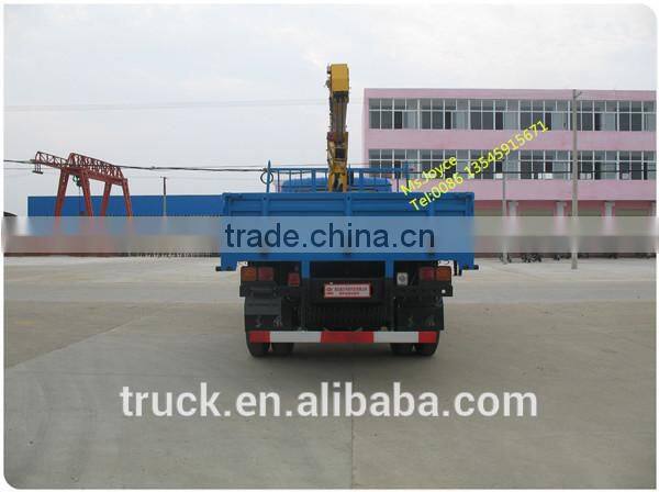 5-10tons knuckle crane, truck with hiab, lorry crane