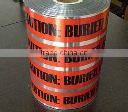 PE Warning Tape Hazard Warning Tape Underground Detectable Warning Tape