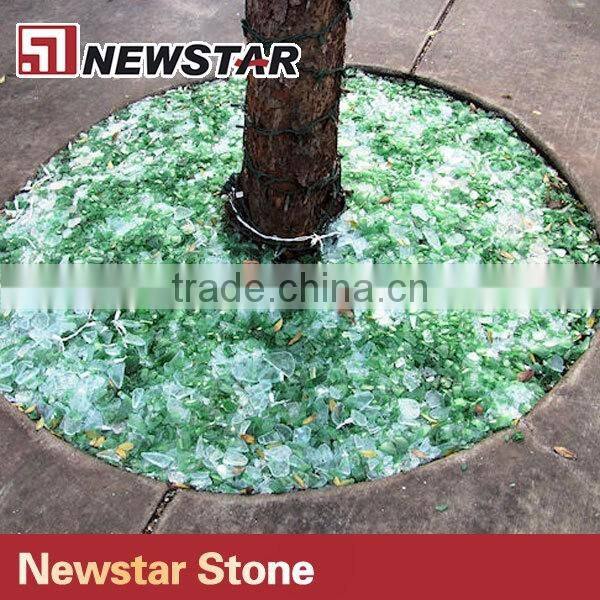 Newstar natural outdoor garden glass granule