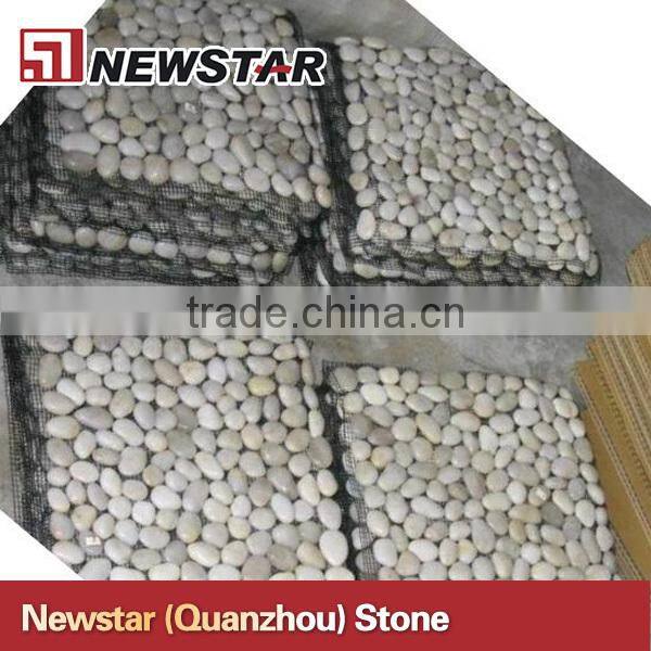 White pebble stone,white pebble garden stones