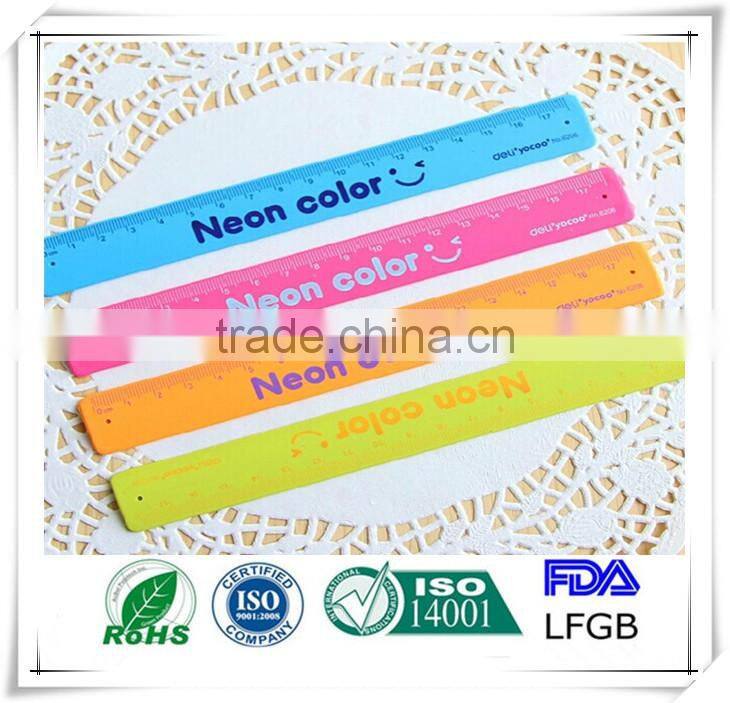 Factory directly silicone straight ruler silicone folding ruler