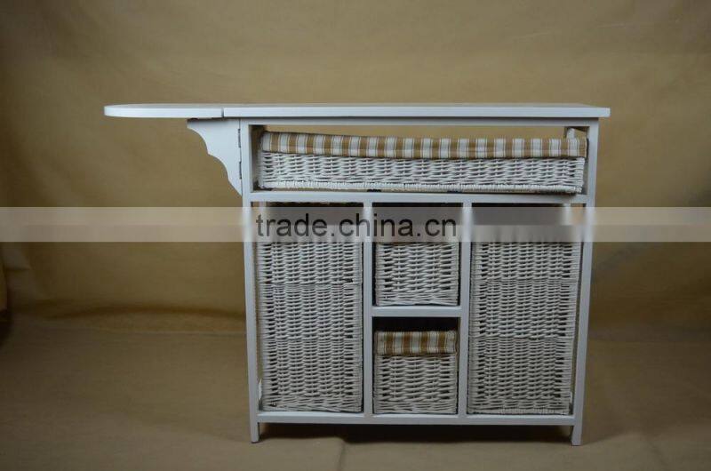 solid wood ironing board with drawers