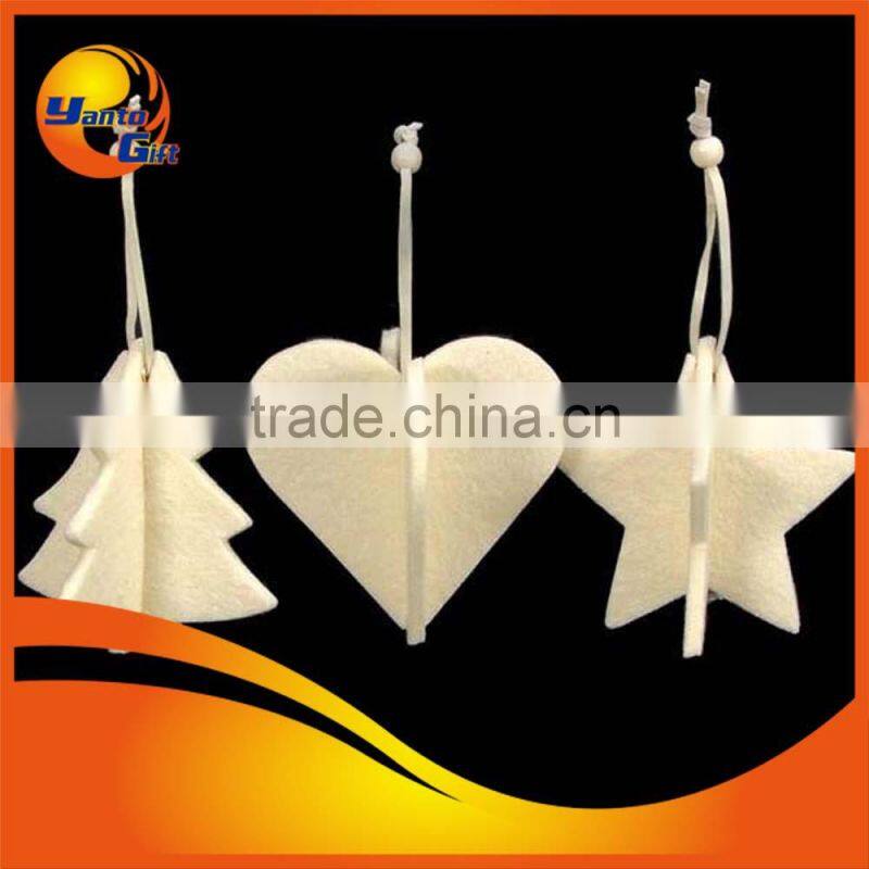 Felt Elk Hanging Ornament