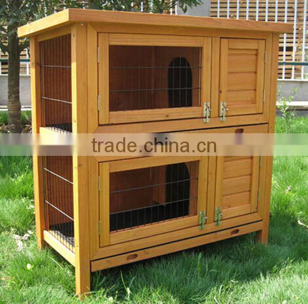 Chinese cedar custom rabbit hutch