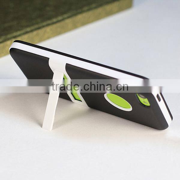 TPU color phone protective case with bracket for iPhone5C