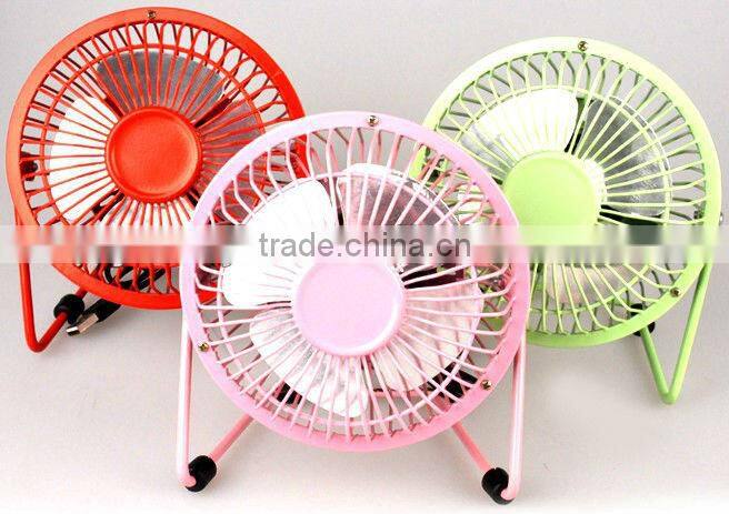 Supply Rotate 360 degrees to 4 inch USB Iron Fan