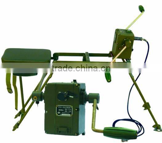 60W Military Hand Cranking Dynamo Power Generator with Seat Stand
