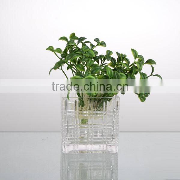 newest houshold type machine made the double groove square vase