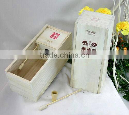 unfinished carving wine box