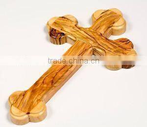 Shandong laser cut New Design Wood Cross Hanging Decor,home decoration