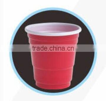 hard red PS plastic cup 55ml/3g