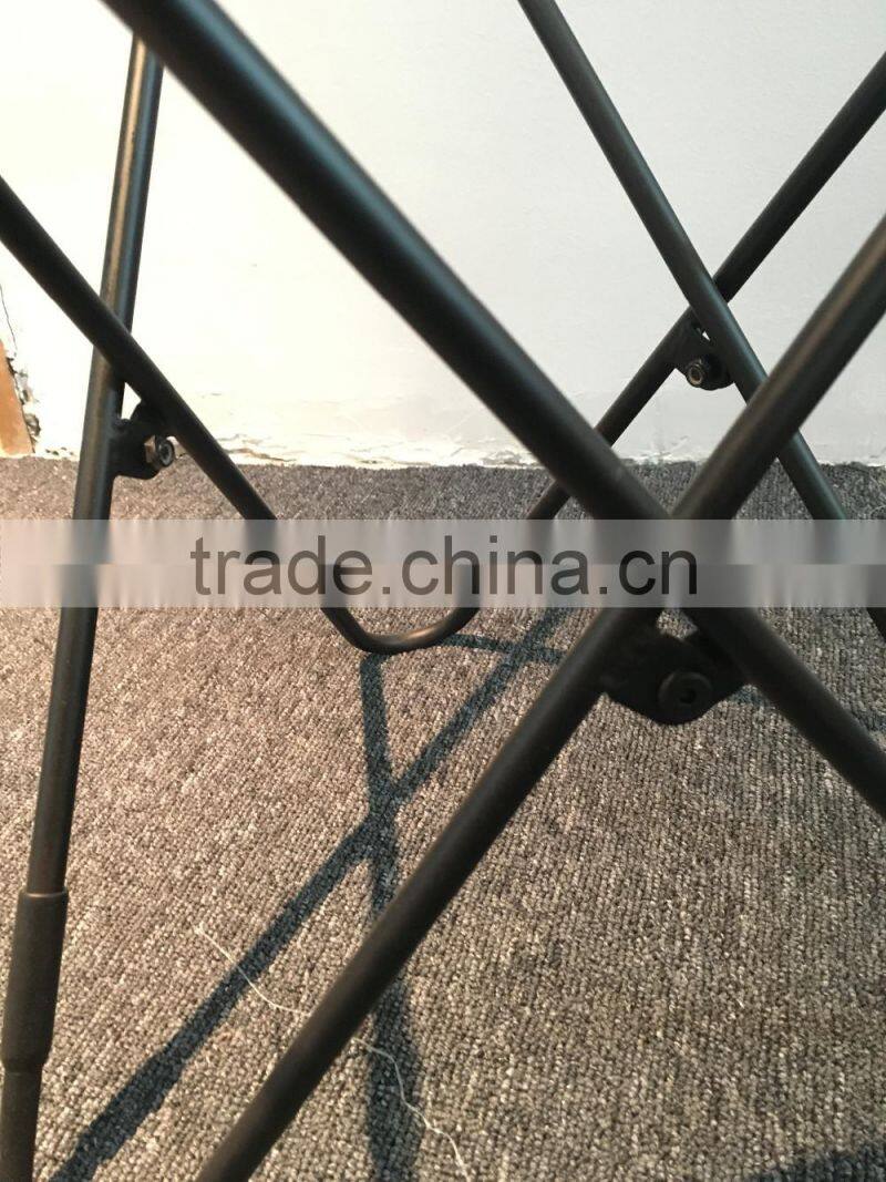 Furniture accessories Black color ottoman butterfly chair frame latest products in market