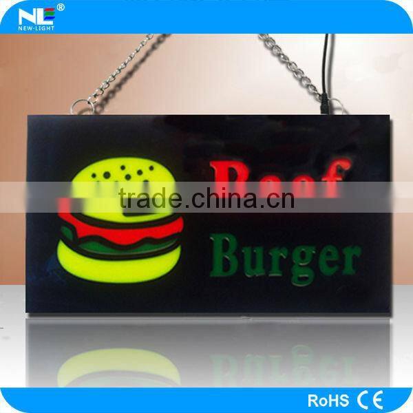 New invention electronic products customized image led resin sign for advertising and promotion