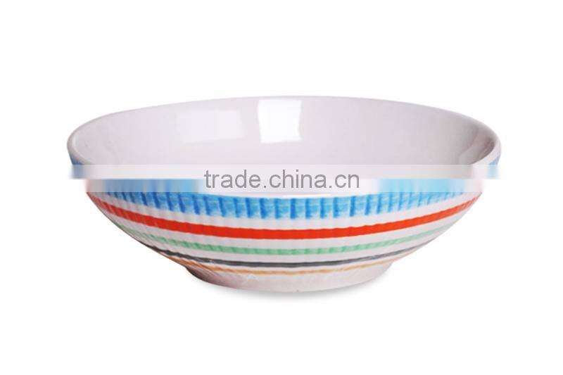 stoneware cheap embossed ceramic soup bowl