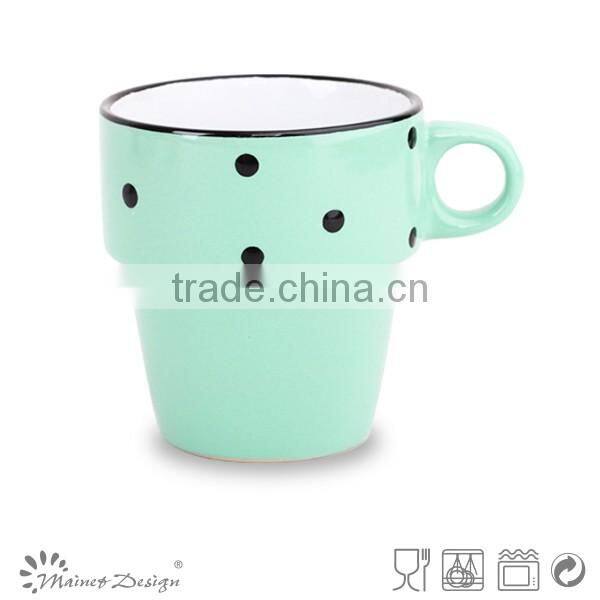 stoneware solid color ceramic coffee mugs