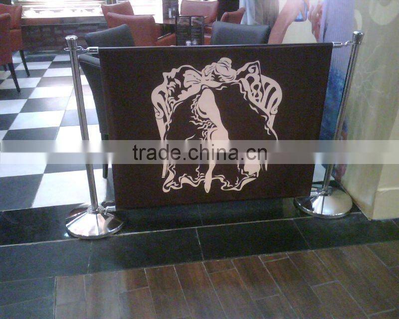 Powder-coated Steel Cafe Barrier