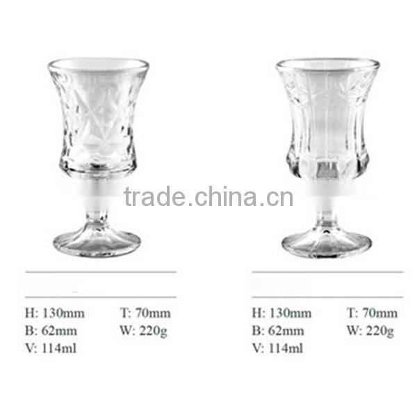 Clear pretty glass Ice cream cup ice cream maker cup
