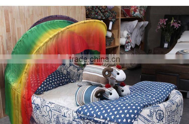 MMD07 luxury fabric egg bed 2016 alibaba new children furniture funky baby kids bedroom furniture