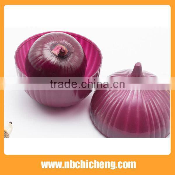 On storage box,Onion shape preservation box