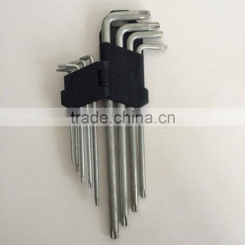 factory directly galvanization 10PC allen wrench hex key hand tool set