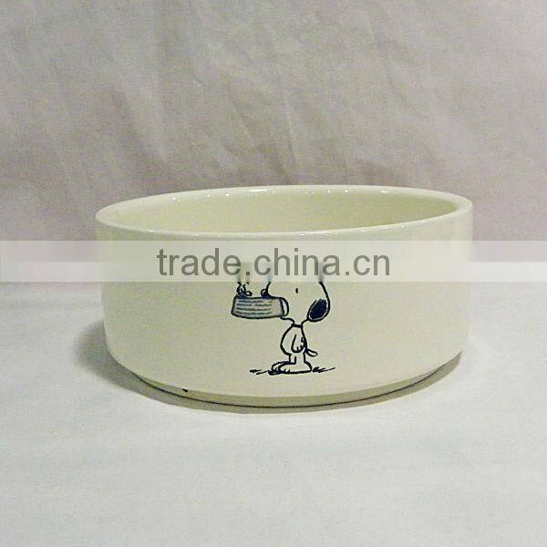 Raised Ceramic Dog Bowls Pet Feeder