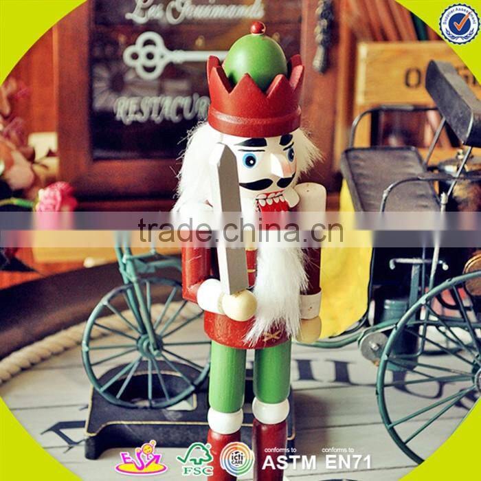 wholesale baby wooden delicate nutcracker, popular kids wooden nutcracker, fashion wooden nutcracker W02A007