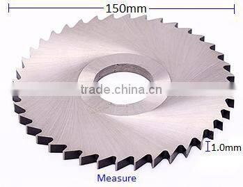 6'' HSS Circular Saw Blade slitting disc cutters slot mill cutting grooving blade for plastic metal Cutting